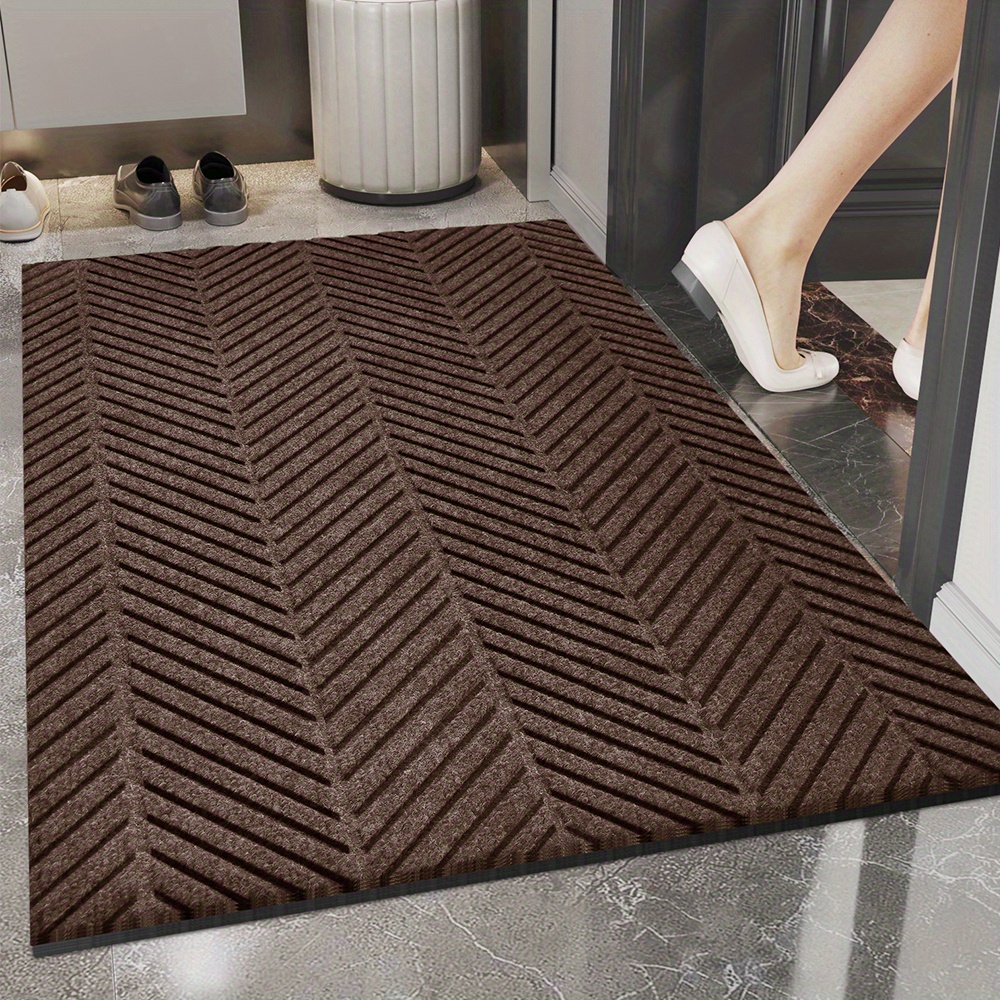 

Customizable Door Mat - Waterproof, Non-slip, Stain-resistant Entrance Rug For Home Decor - Easy Clean & Polyester Fiber