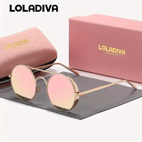 unisex casual anti reflective fashion glasses pink gradient lenses lightweight metal frame with sleek black temples protective case microfiber cloth for outdoor beach driving outdoor eyewear durable eyewear protection scratchresistant lenses drivers and