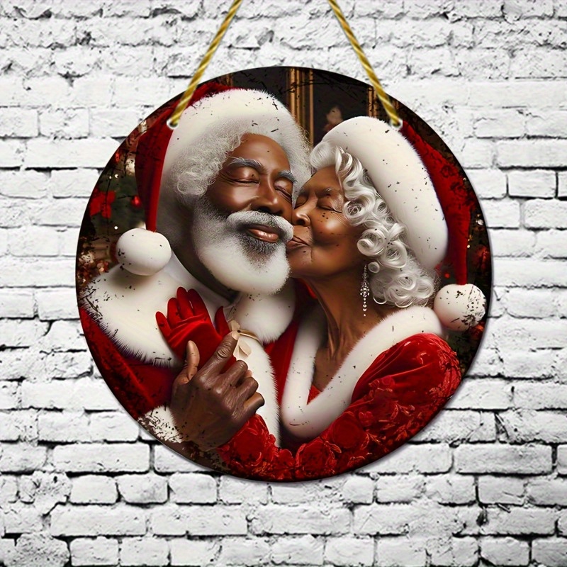 

Vintage Style Santa Claus And Acrylic Suncatcher - Christmas Decorations, Great For Beautiful Decorations For Home, Bar Or Outdoor - Unique Gift Idea, No Electricity Required, Easy To Hang