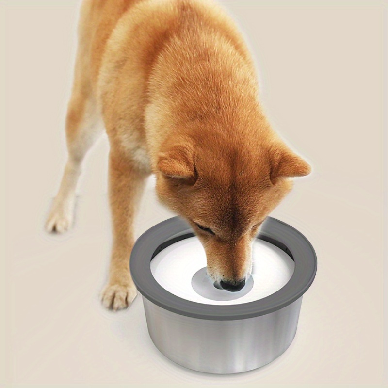 

2l Dog Drinking Bowl Floating Cat -overflow Feeder Dispenser