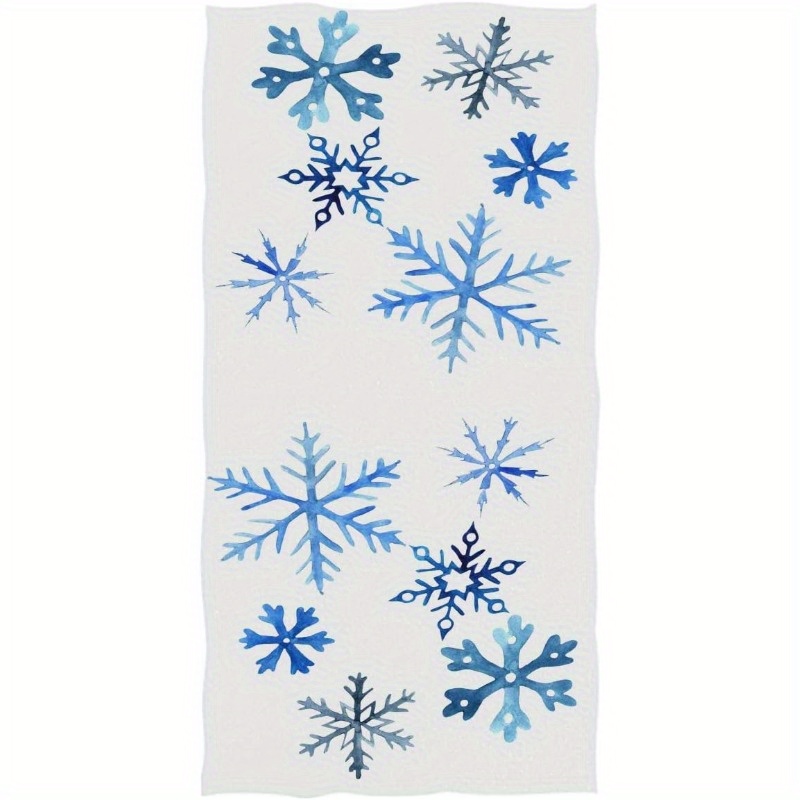 

- Towel - 18x26 , Polyester, For Christmas & Bathroom Decor