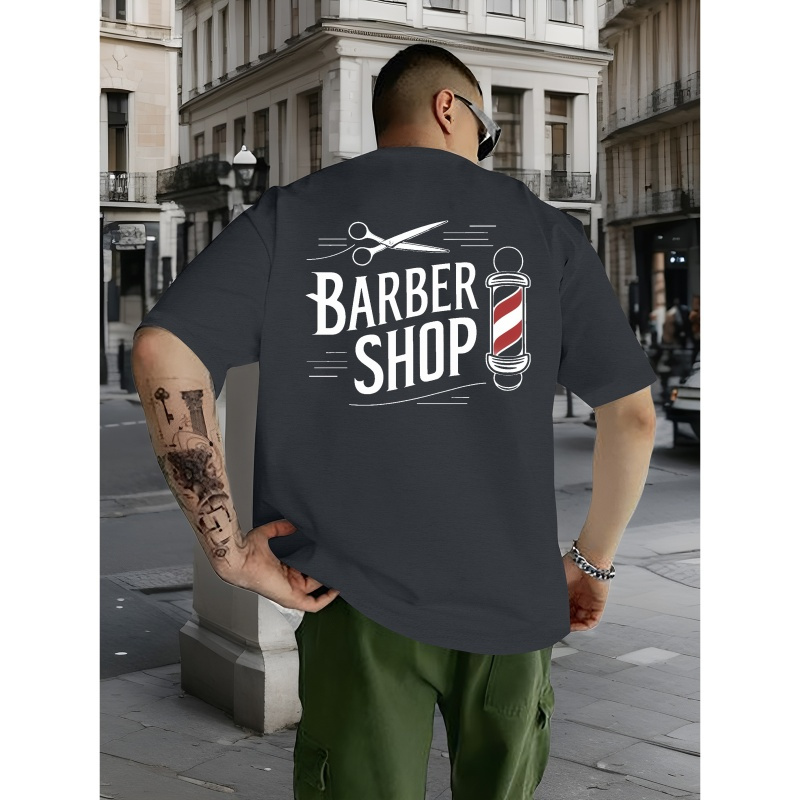 

T-, Barber , Knit, Regular Fit, Summer Top, , Adult Size