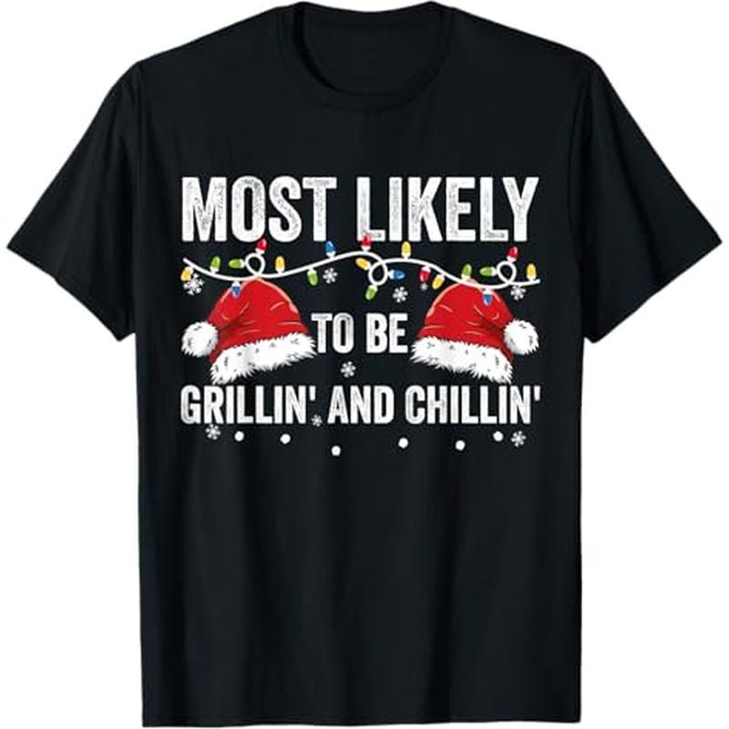 

Most To Be Grilling And Matching Family T-shirt, 100% Cotton, Halloween Thanksgiving Christmas Gift For Men Women , S-xxxl, Black