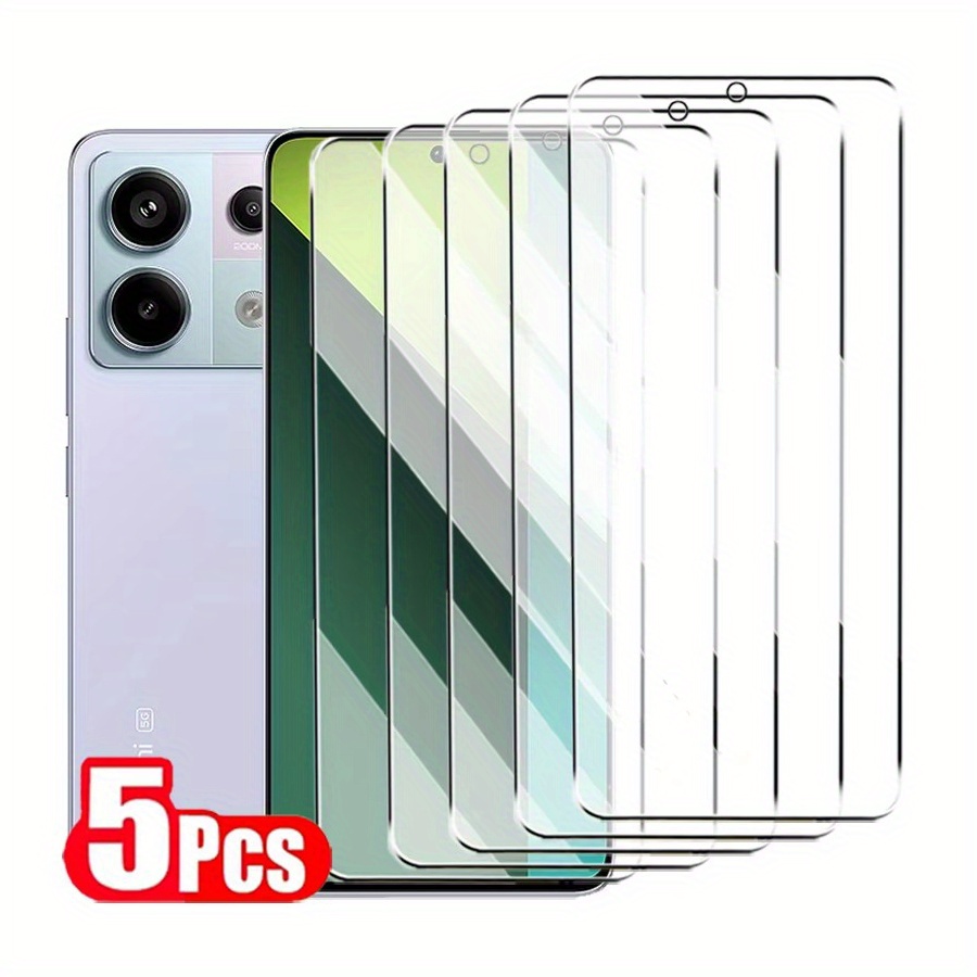 

5-Pack de protecteurs d'écran en verre trempé pour Xiaomi et POCO Series - , aux rayures, compatible avec Xiaomi /12/11/ et POCO M3/M4/M5/X3/X5/X6/F3/F4/F5 Series