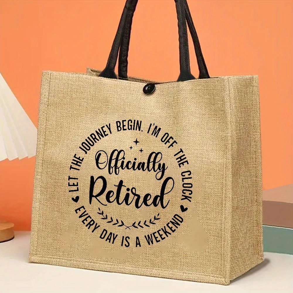 

Tote Bag - , For Picnics & Parties - For Retirees