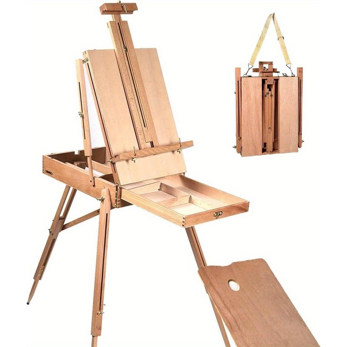 TEMU Easel Adjustable With Shelf & Drawer Standing Easel, Artist Easel, Floor Easel, Portable Studio Easel