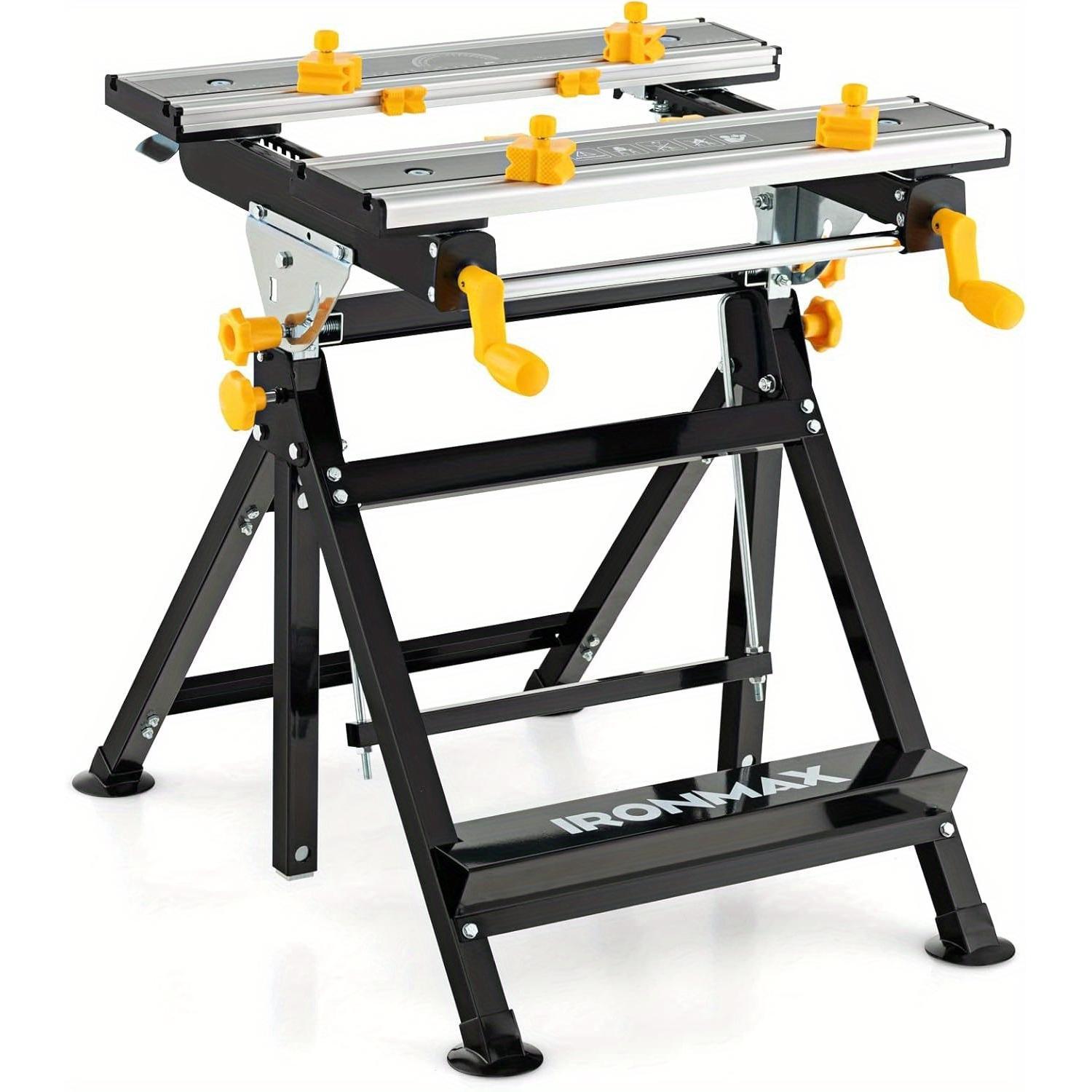 Folding Workbench, Height Adjustable And , Suitable For , Garages, Homes And