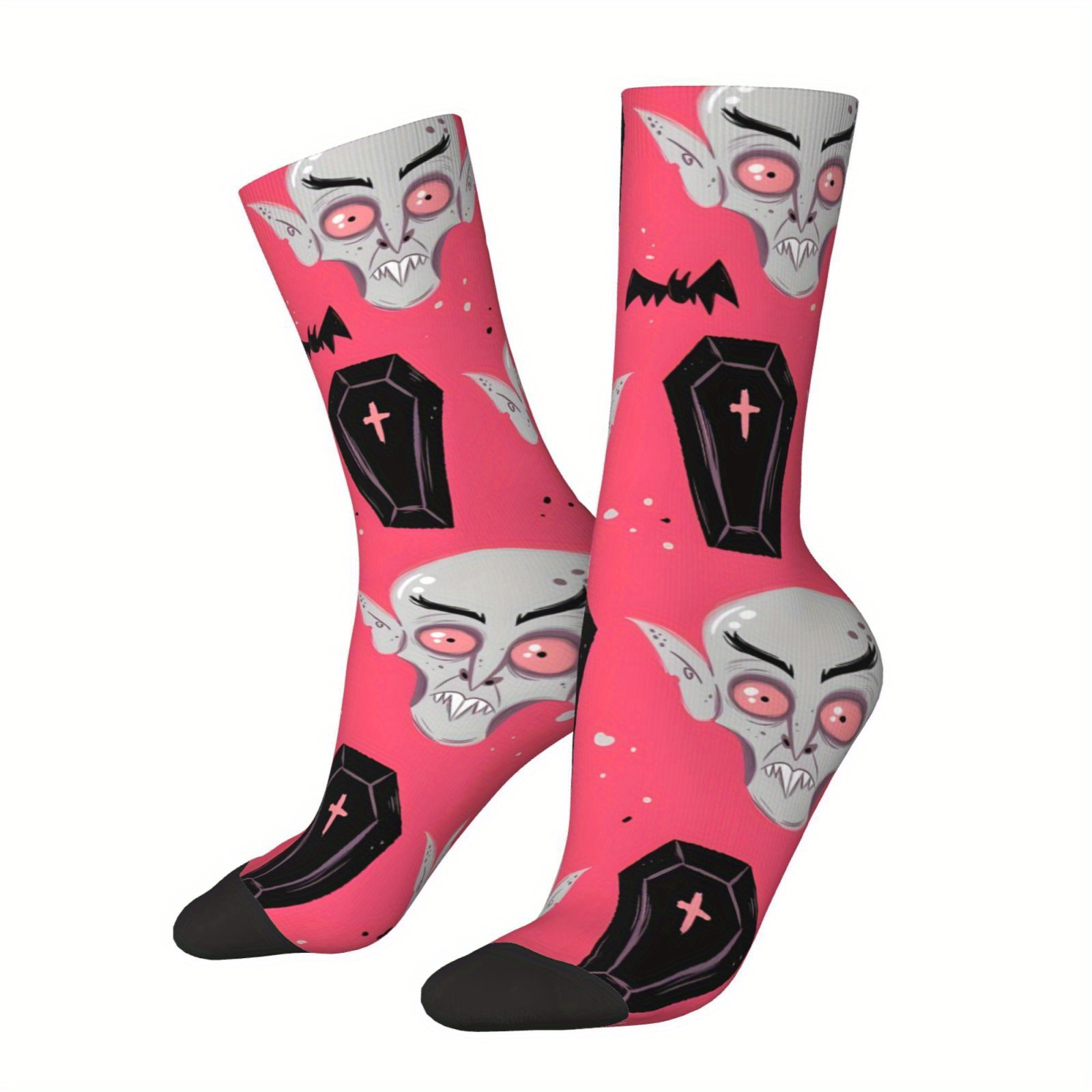 TEMU A Set Of Hip Hop Vintage -themed Compression Socks For Men, Featuring A Quirky Street, Perfect As A Humorous Gift For Boys