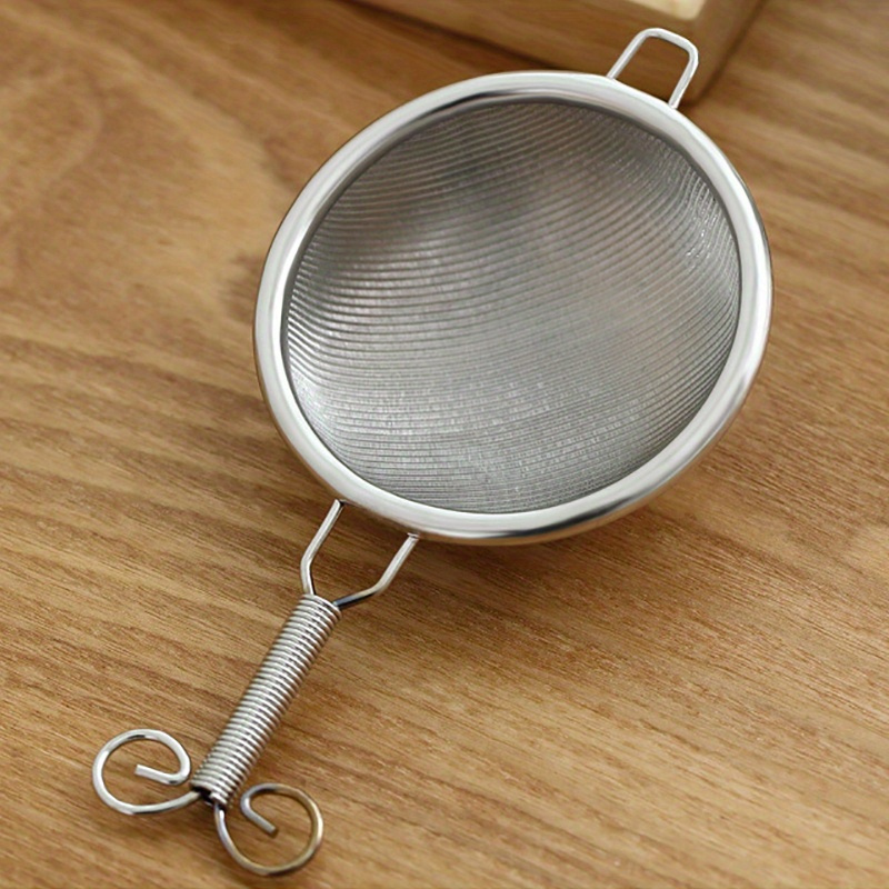 1pc metal   stainless steel tea leak filter mesh tea set tea table accessories home use kitchen tools kitchen accessories kitchen supplies details 4