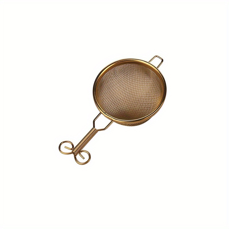 1pc metal   stainless steel tea leak filter mesh tea set tea table accessories home use kitchen tools kitchen accessories kitchen supplies details 7