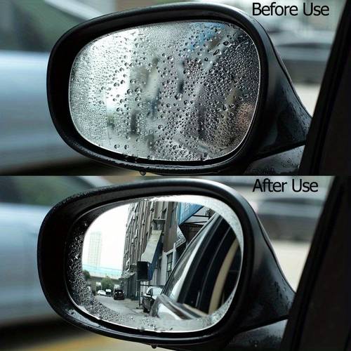 2pcs car anti film rear lenses protection nozzle waterproof film car sticker fittings 100x145mm 3 9 x 5 7 inches