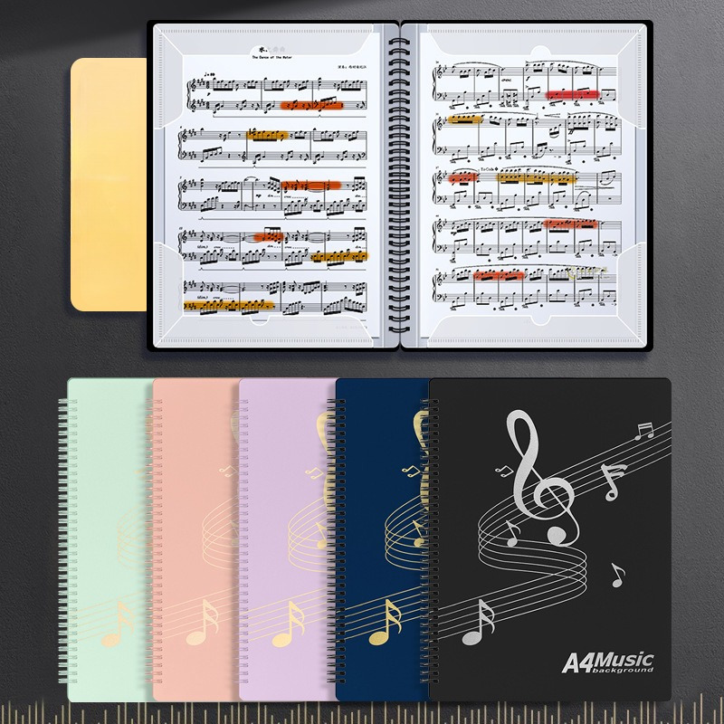 4 Pack Sheet Music Holder Clips - Universal Piano Music Stand Page Clips For Musicians & Students