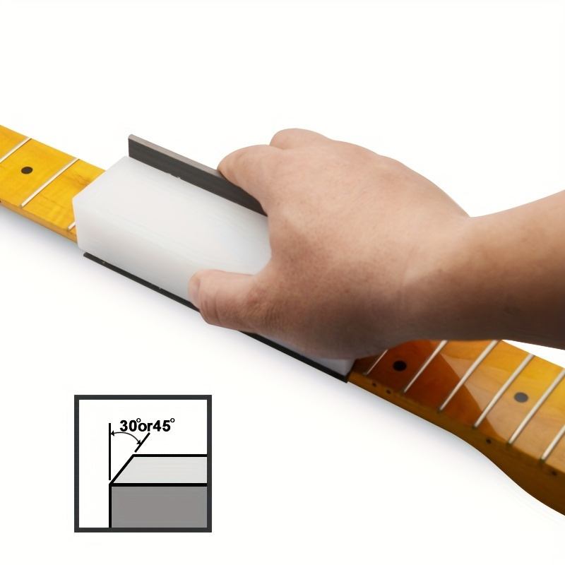 

Guitar ': 2-in-1 Fret File Set - & Beveling Tool 30° & 45° , For Guitar Smoothing And Polishing