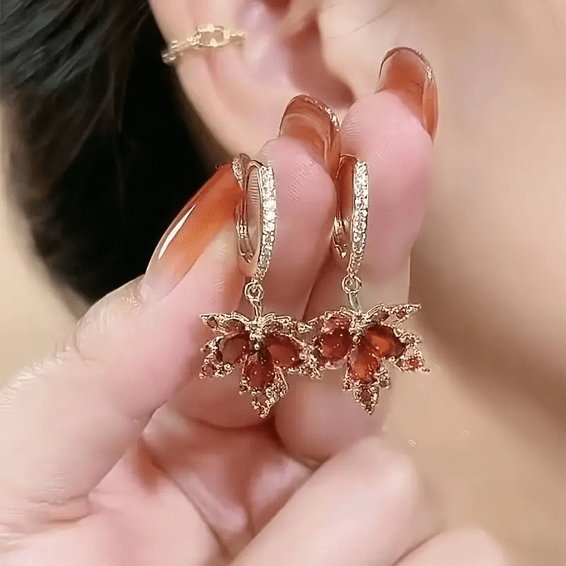 Boho Maple Leaf Dangle Earrings for Casual Attire & Gifting