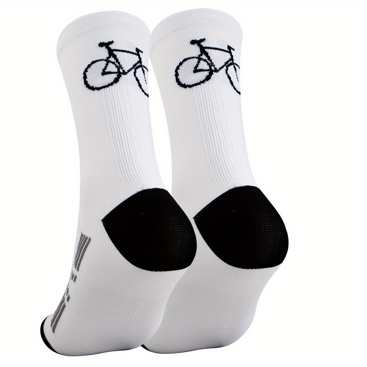E-shop Ein Paar Outdoor-Sport-Fahrradsocken, geeignet für Damen und Herren, aus Strickstoff, ideal für Aktivitäten wie Mountainbiken, Radsport,