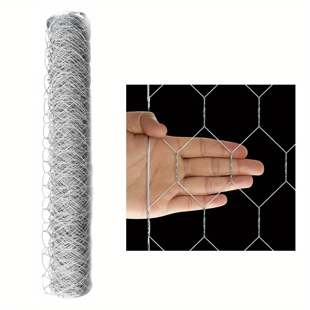 

Wflnhb Chicken Wire Netting Galvanized Wire Mesh Hexagonal For Poultry Garden Fencing Barrier 6ftx150ft