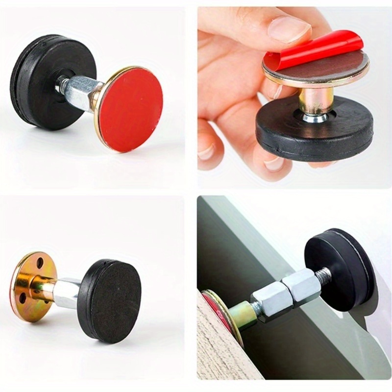 2pcs adjustable bed frame stabilizer metal plastic anti shake tool door bed headboard stopper wall bedside anti swaying stabilizer no electricity needed details 4