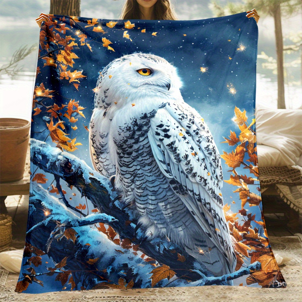 

Owl Flannel Blanket - , & For , Bed, | , | For &