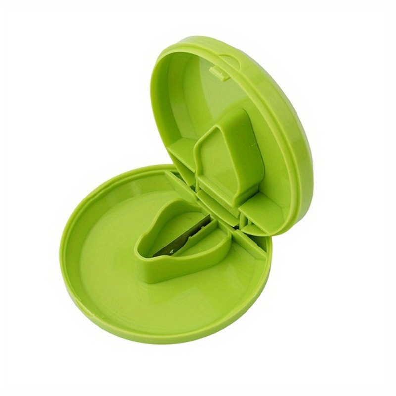 1pc Portable Pill Organizer With Built-in Splitter And Medicine Storage - Ideal For And Daily Use