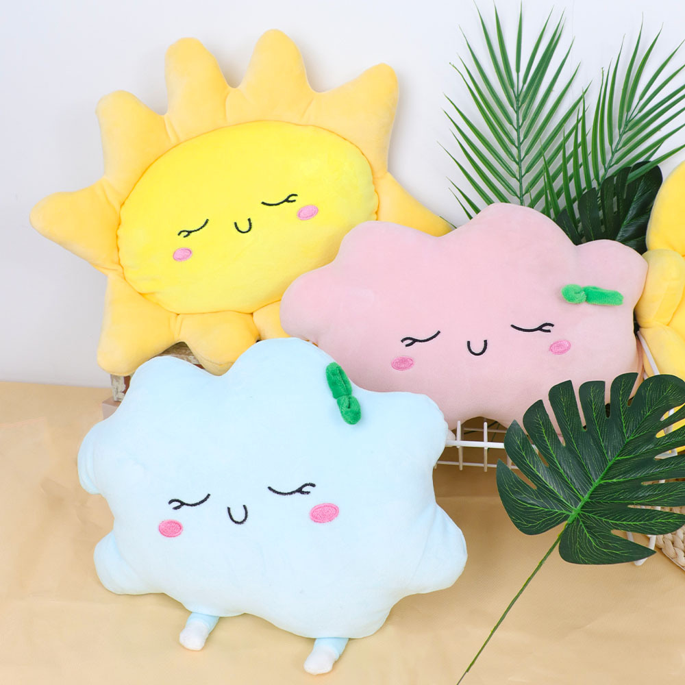 

Sun Shaped Pillow Cute Sun Seat Cushion Chair Cushion, Soft Plush Toy Pillow, Used For Home Decoration
