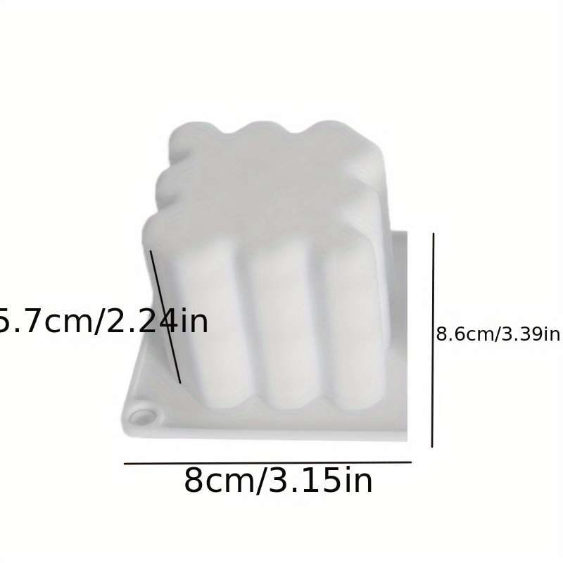 1pc Heart-shaped Silicone Mold For Valentine's Day Candles, Diy Love Candle Decoration Mold