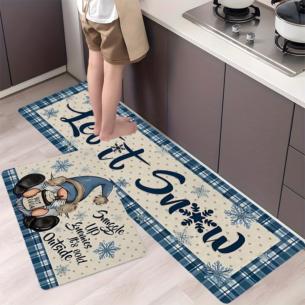 

2pcs '' & Christmas Mat Set - , , , For , Bathroom, Decor