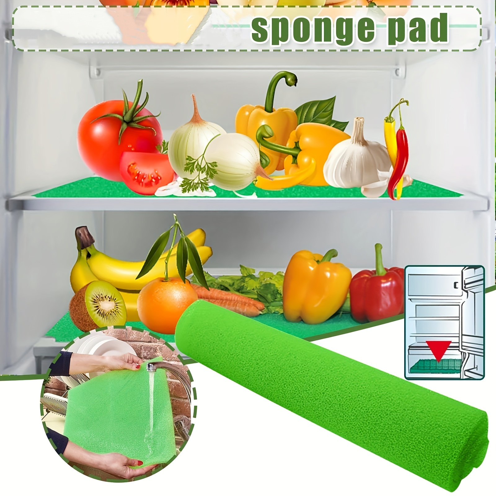 1pc 5pcs fruit vegetable freshness mat washable refrigerator drawer lining reusable refrigerator freshness pads keep vegetables fresh and   for   details 1