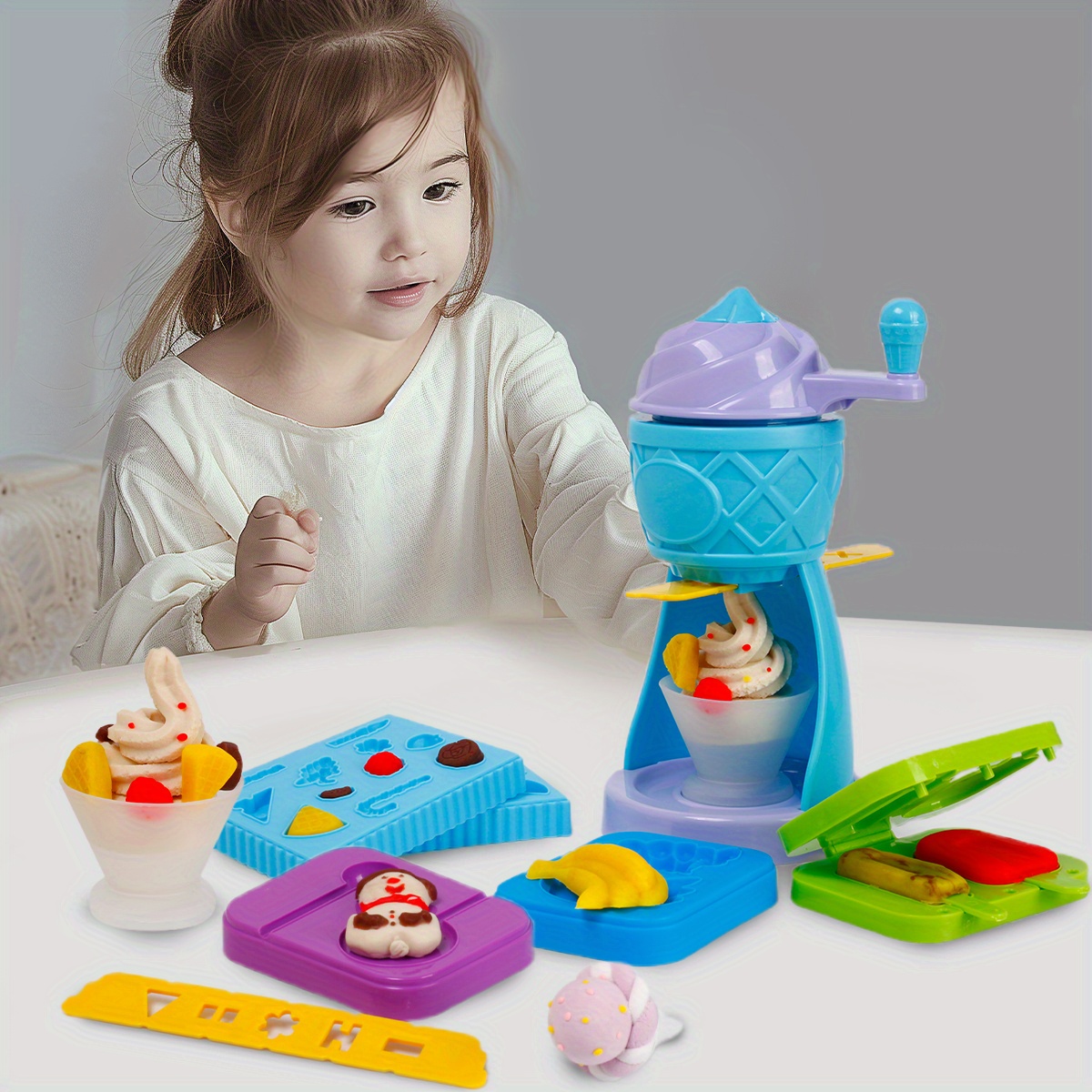 cream claydough machine set ice cream maker molds Temu New Zealand