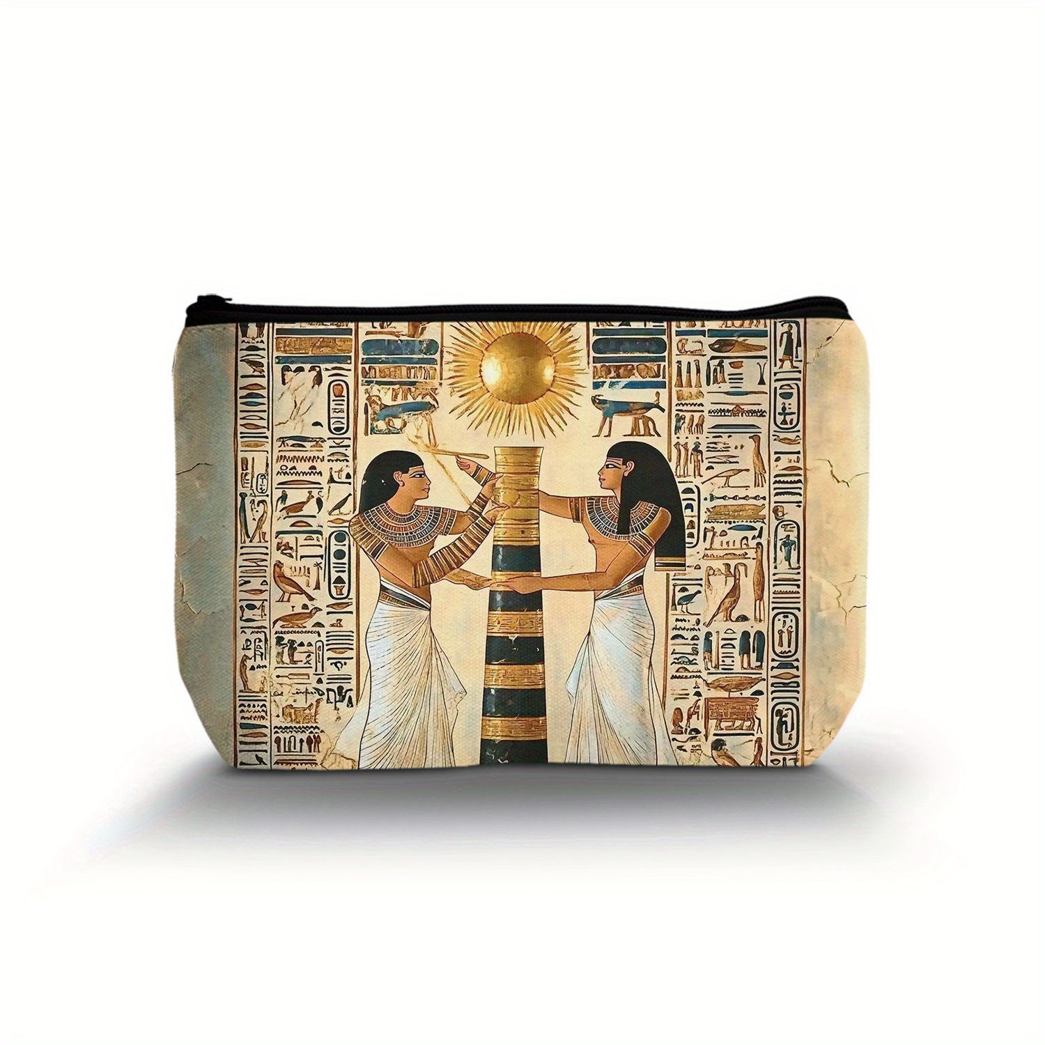 

Egyptian Cosmetic Bag - Organizer , For & Use, 8.66x5.51