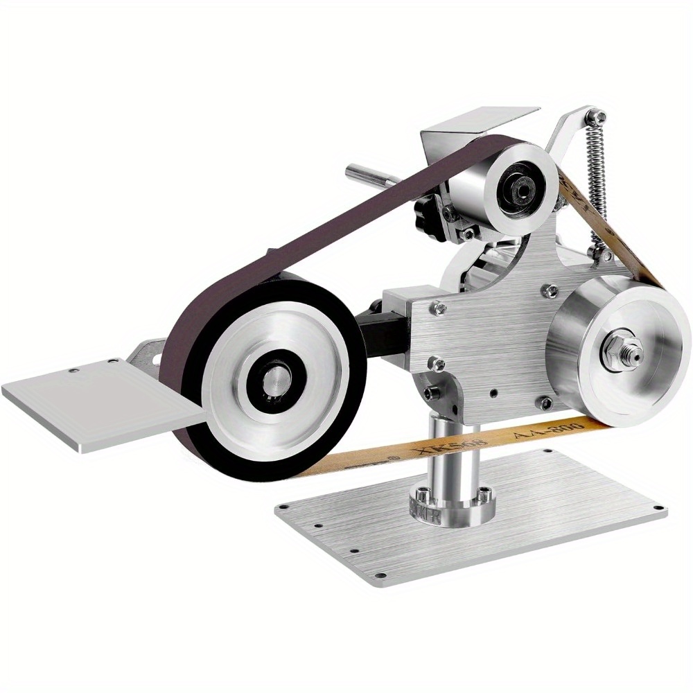 550W Electric Desktop Belt Sander 1x30 Inch | 5000RPM Bench Polishing Grinder With Brushless Motor