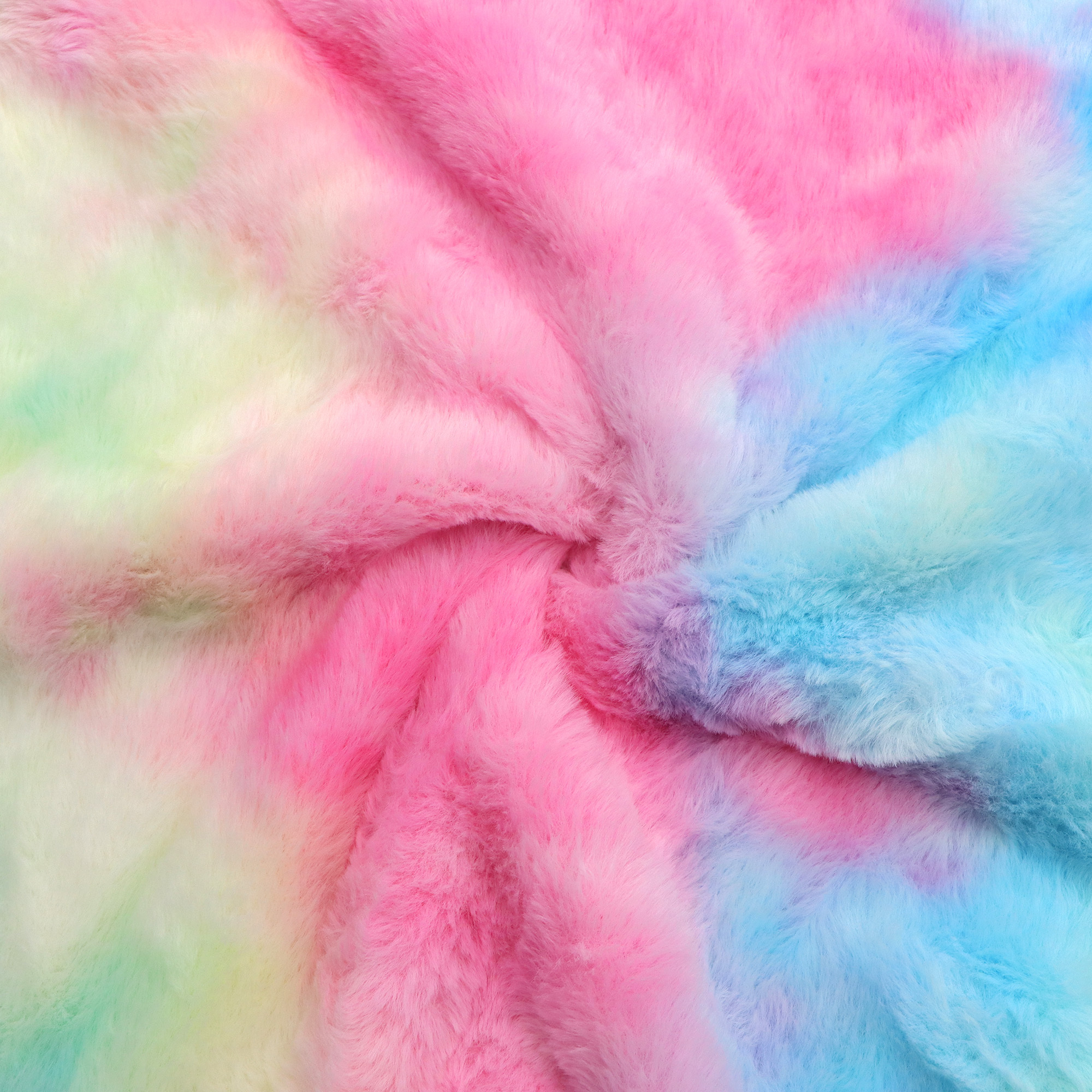 TEMU Tessuto in Pelliccia di - 12.99x7.87" Peluche Tie-Dye a , Poliestere Pre- per Abbigliamento Fai-da-te, & per Animali Domestici