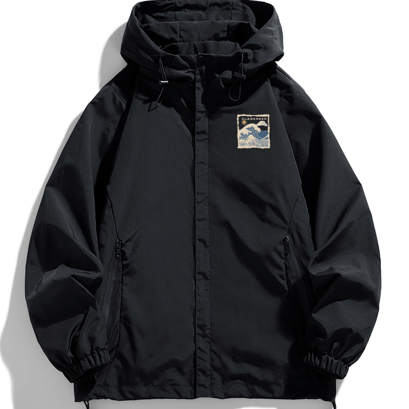 

Hooded - & Fall Outerwear Zip , Washable,