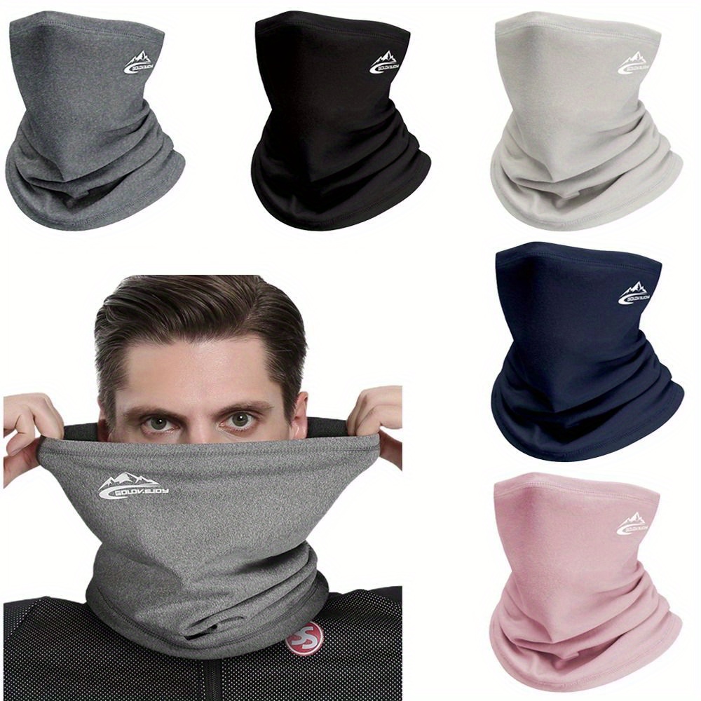 

1pc Velvet Sports Bandana Windproof Headgear Thickening Plush Cycling Scarf Neck Scarf Running