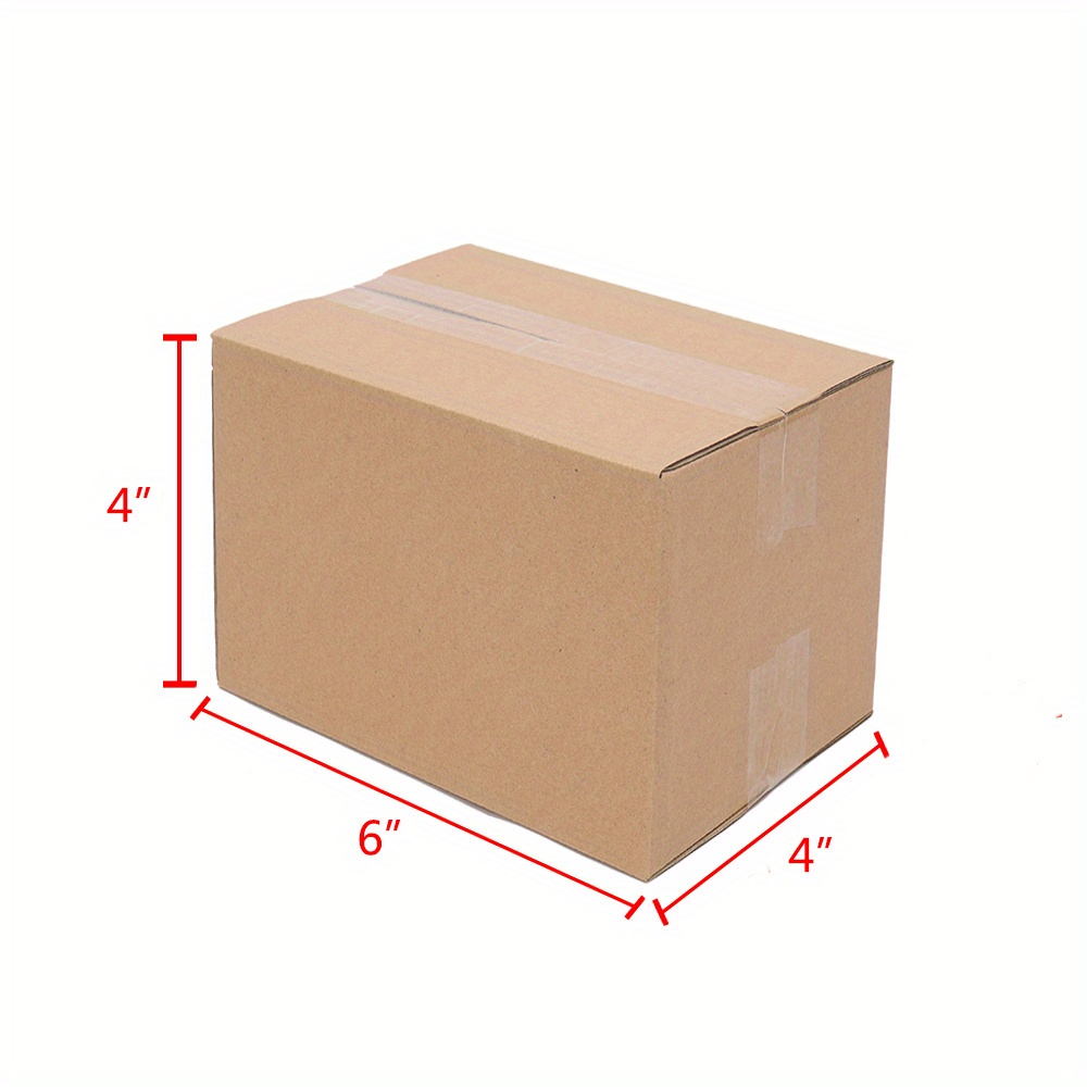 TEMU 25/50/100pcs Cardboard Boxes, Record For Packaging Boxes. Used For Packaging, Storage, Delivery, Relocation Of Houses, With Quantities, Sizes,
