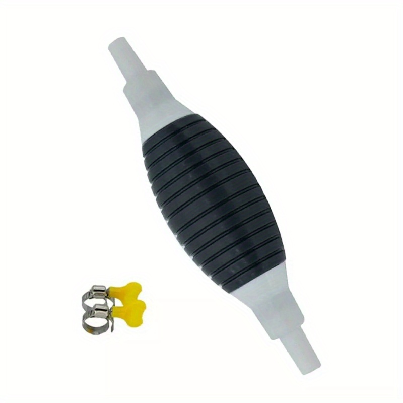 TEMU 1pc Oil Extractor Suction Bag Manual Oil Pump, With 2pcs Clips, Tubing Not Included