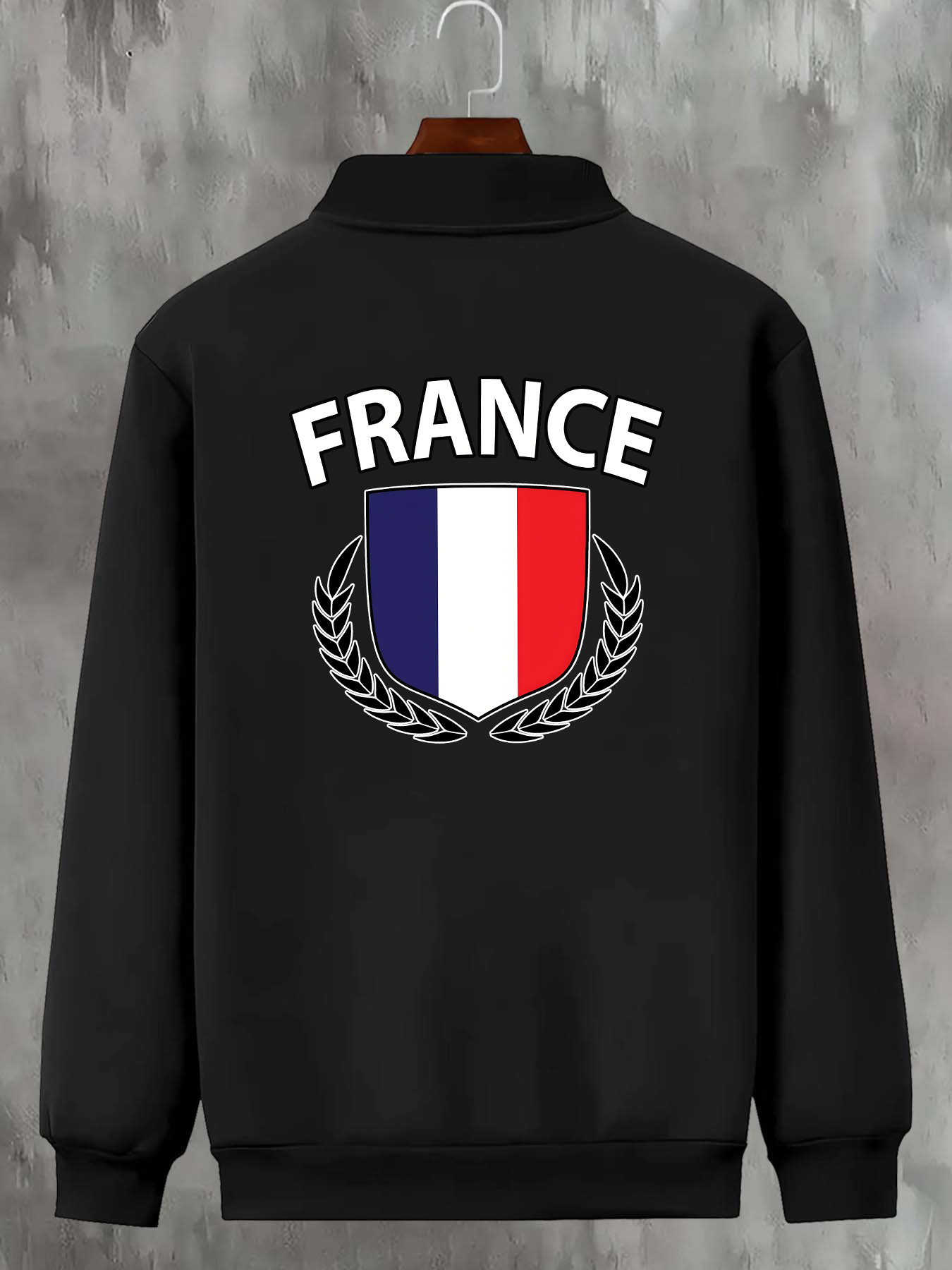 veste bomber fit homme à thème français imprimé drapeau Temu Belgium
