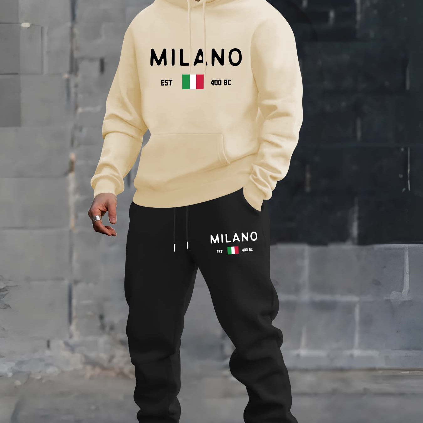 

Long Sleeve And Pants Set, Sweatshirt And Sweatpants , / , Polyester 100%