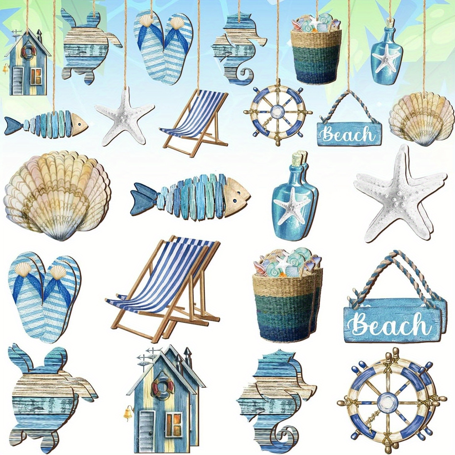 TEMU - Christmas Tree Ornaments - Nautical & Hanging Decorations, No Needed, For & Summer