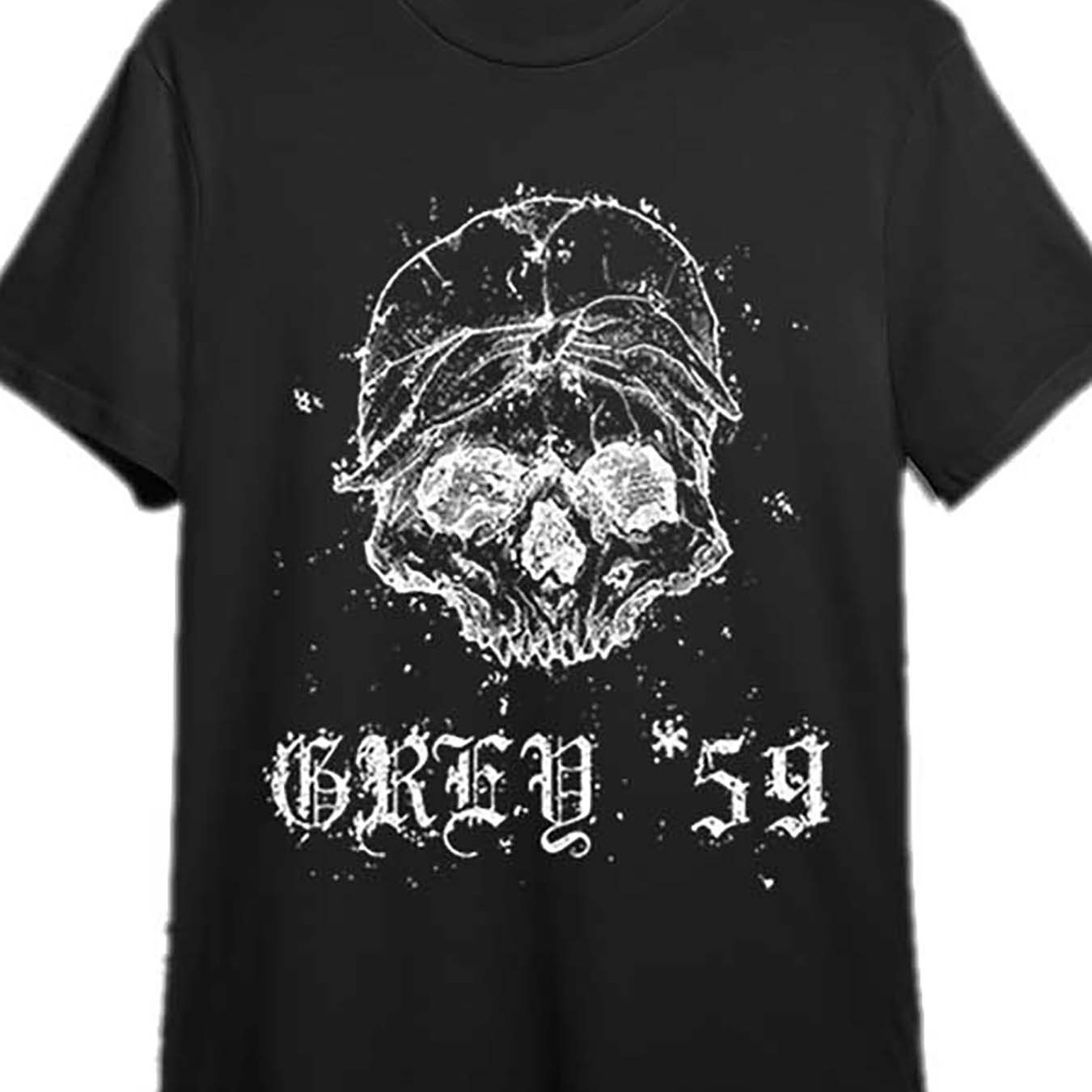 

G59 - Squad - T-shirt 341142. Men's Interesting Short-sleeved Printed T-shirt Series. Black Pr.