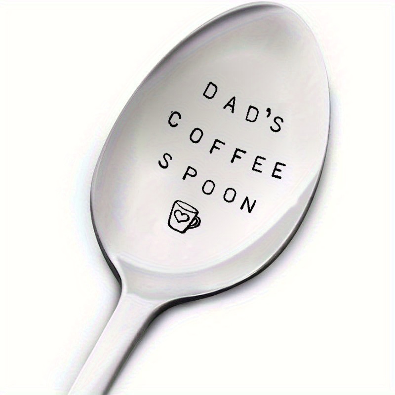 a personalized coffee spoon is an   gift for christmas or fathers   for a coffee enthusiast   its for a mom dad teenager or husband