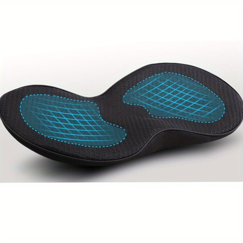 TEMU 1 Car Seat Cushion, Multifunctional Memory Foam Car Lumbar Support Cushion, Driver Lumbar Support Pillow, Which Used In . A Gift For .