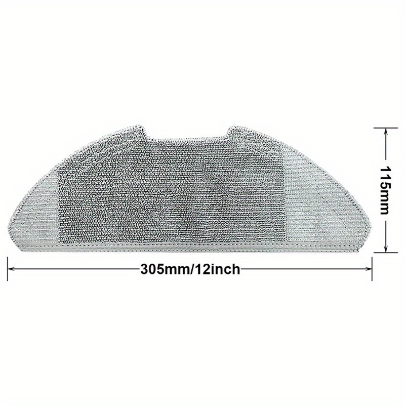 2 pack washable mop pads for xiaomi robotic vacuum mop 2   mjstl mjst1shw cloth floor attachment replacement accessories details 4