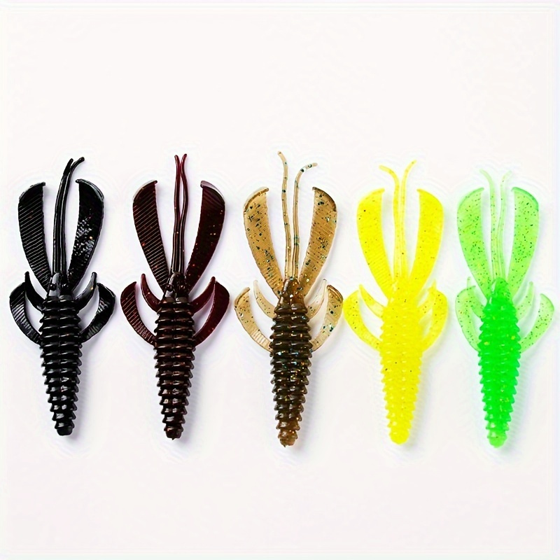 

20pcs/ 30pcs/ 50pcs Amacure Fisch Shrimp Shaped Soft Baits, 3.5inch/ 9cm Lure , Jig Swimbait Silicone Baits Shrimp Bass Perch Lure Artifical Fishing Accessories Floating Fishing Kit Soft Lure