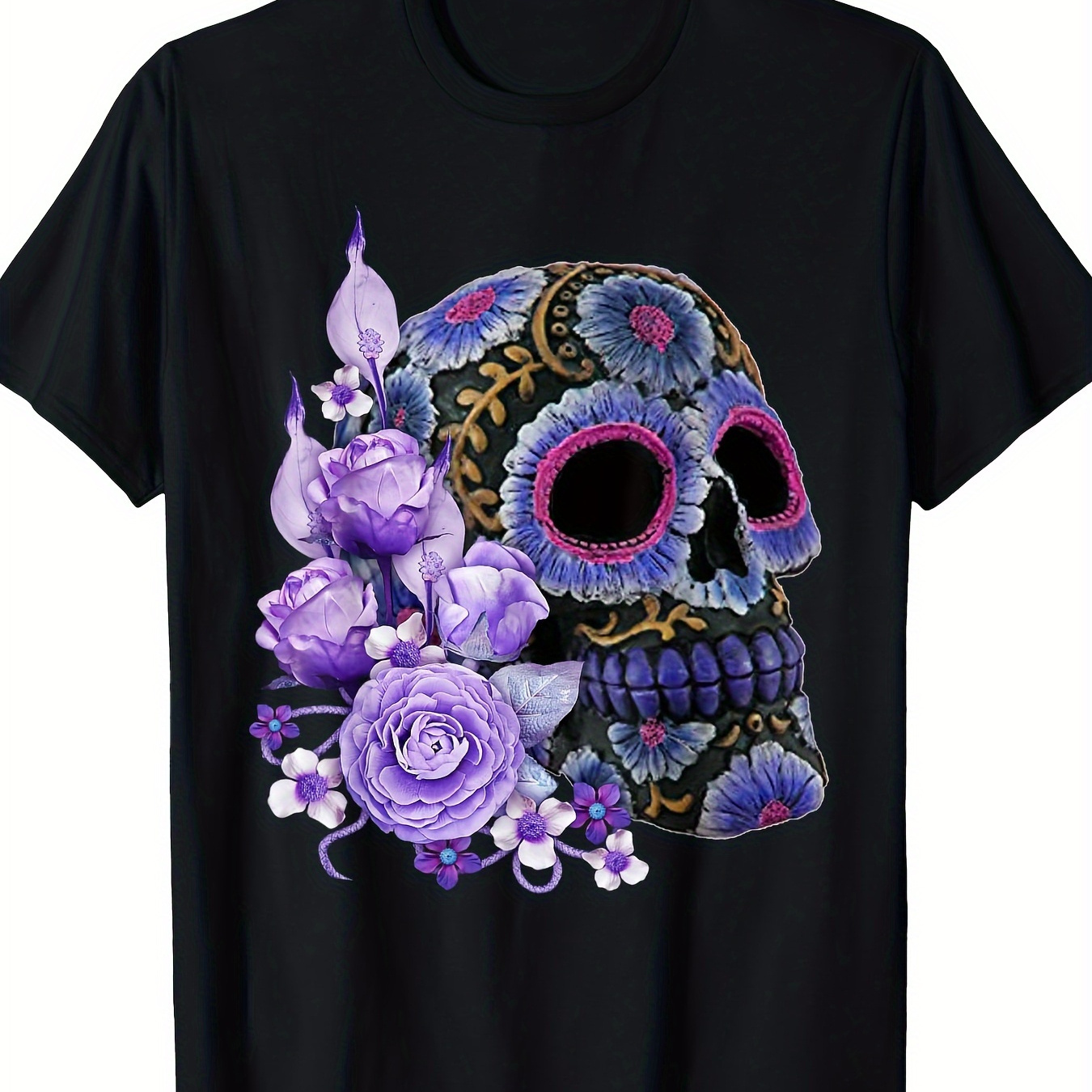 

Purple Flowers Day Death T-shirt T-shirt