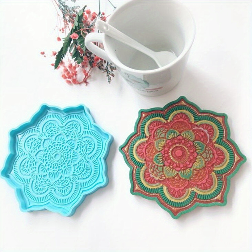 

1 Set Coaster , Epoxy Casting Mould For Diy Crafts, Cup Mat For Decoration