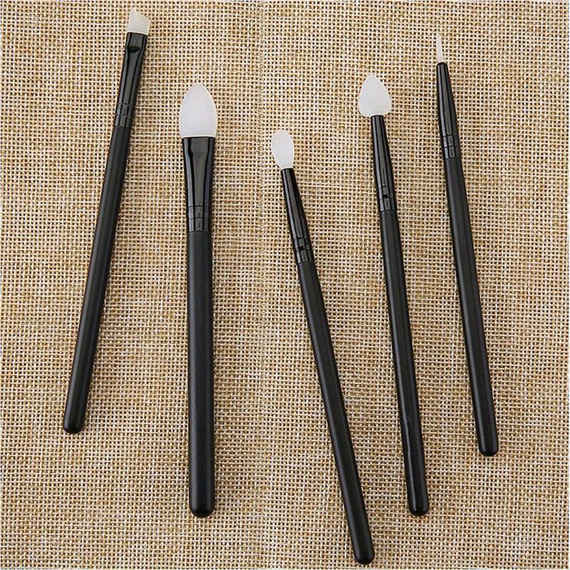 

5pcs Silicone Brush Eyeliner Brush Make Up Lip Eyebrow Eyeliner Applicator Make Up Brush Tool