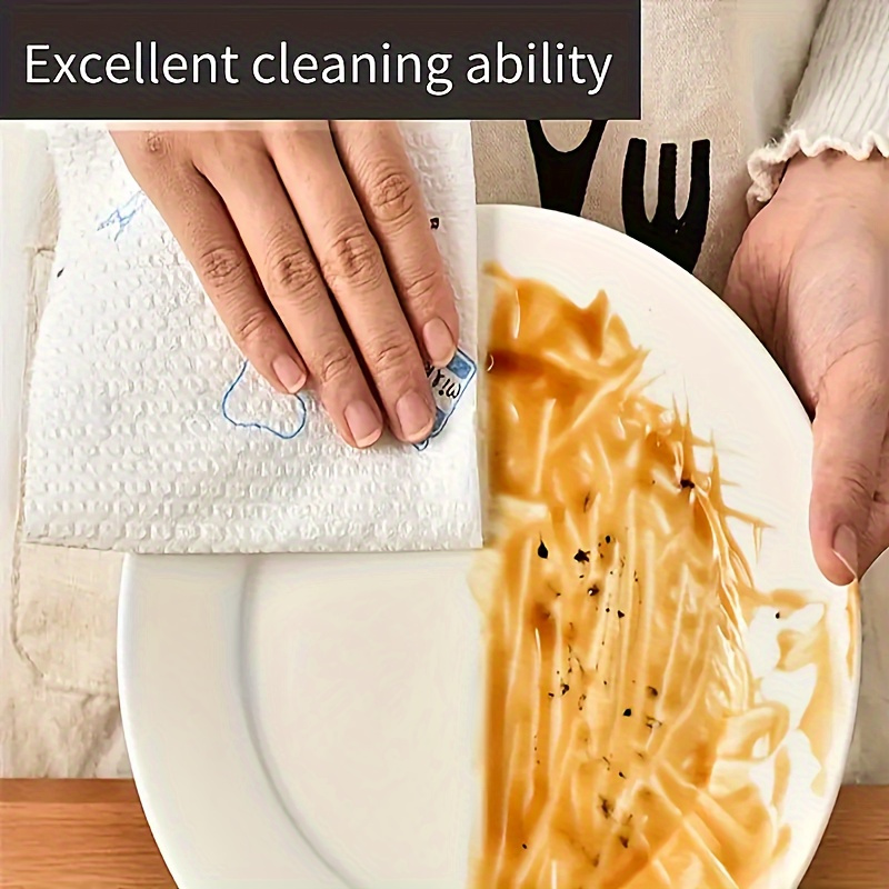   washable wipes super absorbent wet dry dual use kitchen wipes for dishwashing cleaning oils degreasing drying food safety household cleaning products details 6