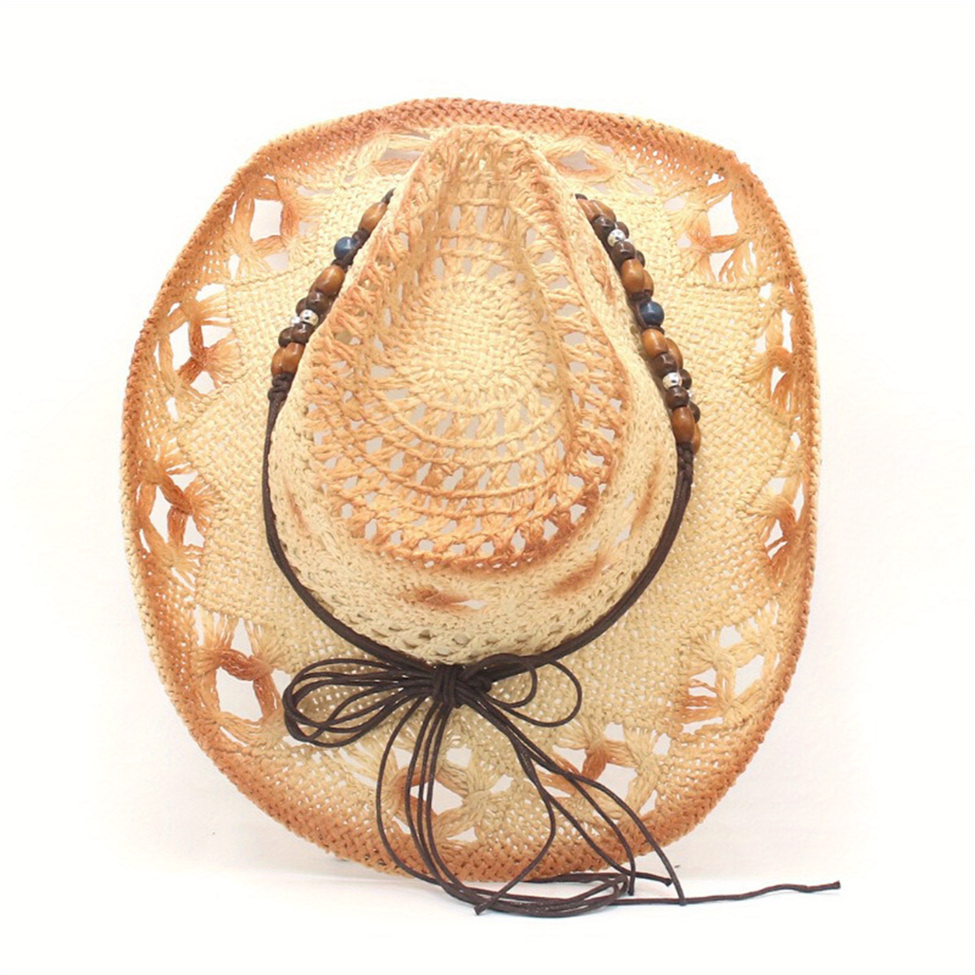 polyester cowboy hat unisex straw - Temu