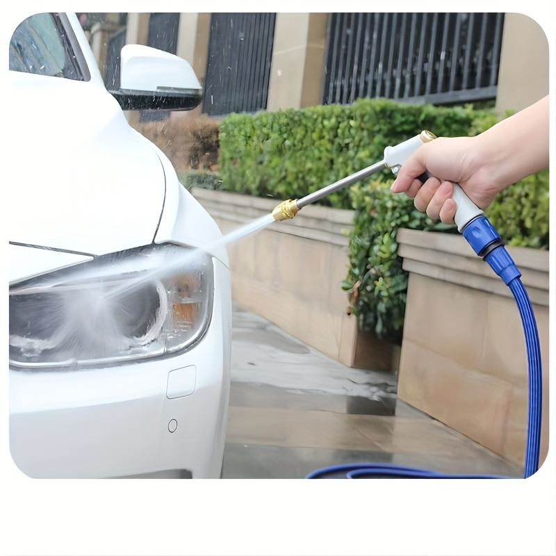 

1pc - Nozzle, Hose Pressurized Car Washing - Gun, Hose Nozzle , Suitable For Irrigating Plants, Watering , Washing And Cleaning.