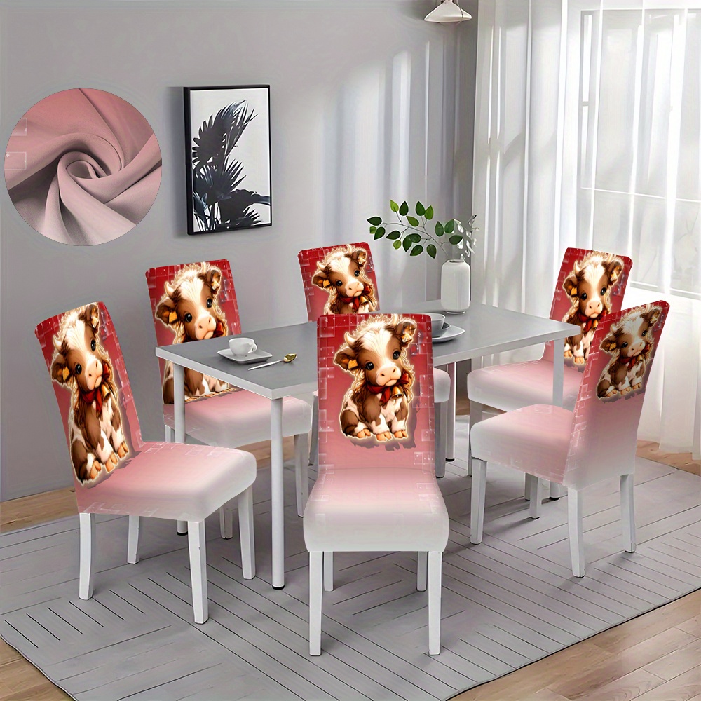 Seat Protectors Cow Print Dining Chair Covers SALE IKEA Bergmund